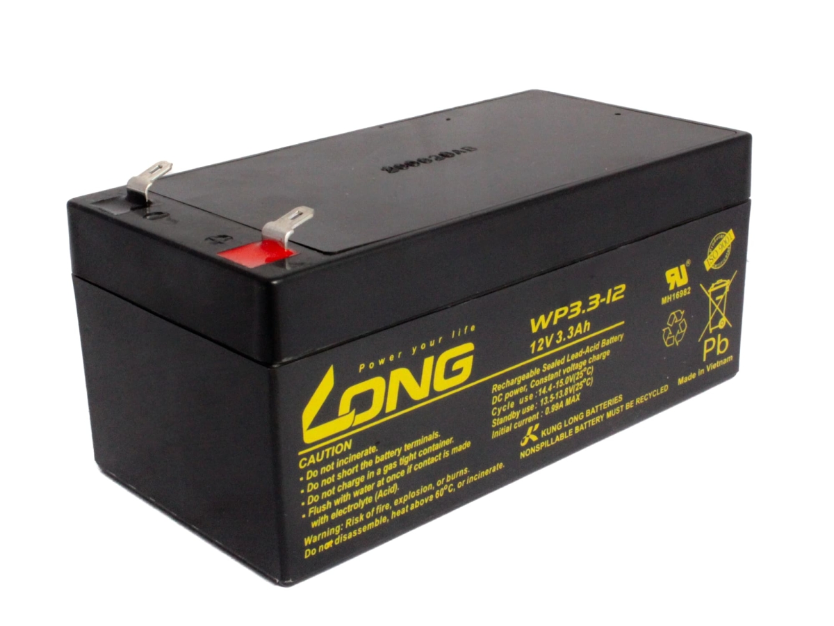 Akku kompatibel LC-R123R4P 12V 3,3Ah AGM Blei Accu Batterie Batterie lead acid